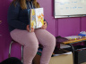 Tapis à histoires des émotions : lecture par les enfants