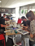 Atelier peinture avec Lena.